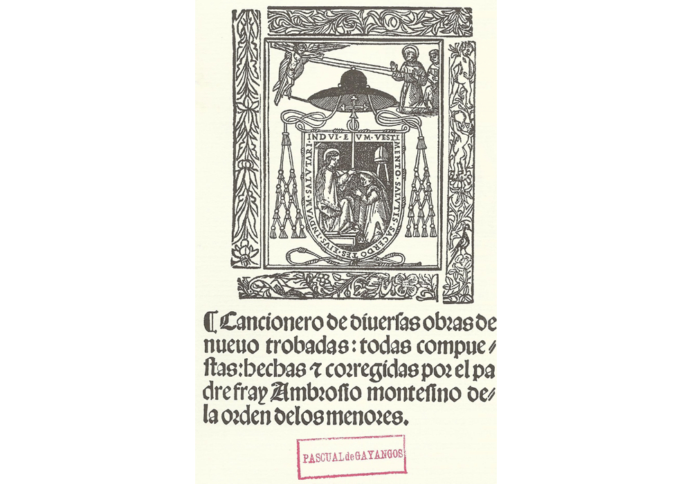 Cancionero-Montesino-Sucesor Hahembach-Incunables Libros Antiguos-libro facsimil-Vicent Garcia Editores-1 Titulo.